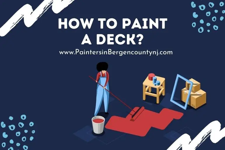 how to paint a deck