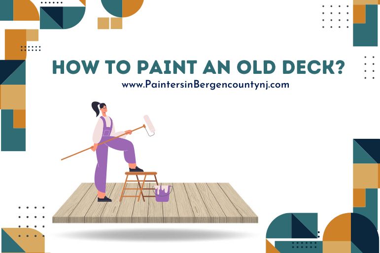 how to paint an old deck