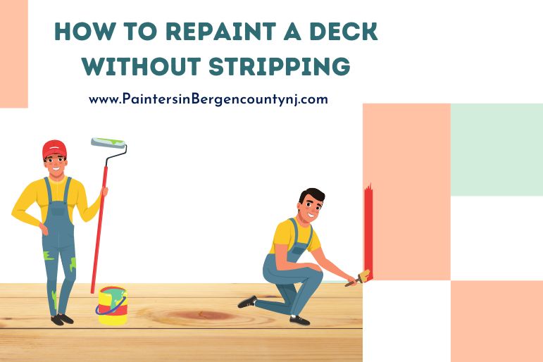 how to repaint a deck without stripping