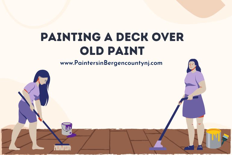 painting a deck over old paint