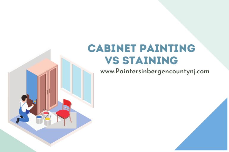 cabinet painting vs staining