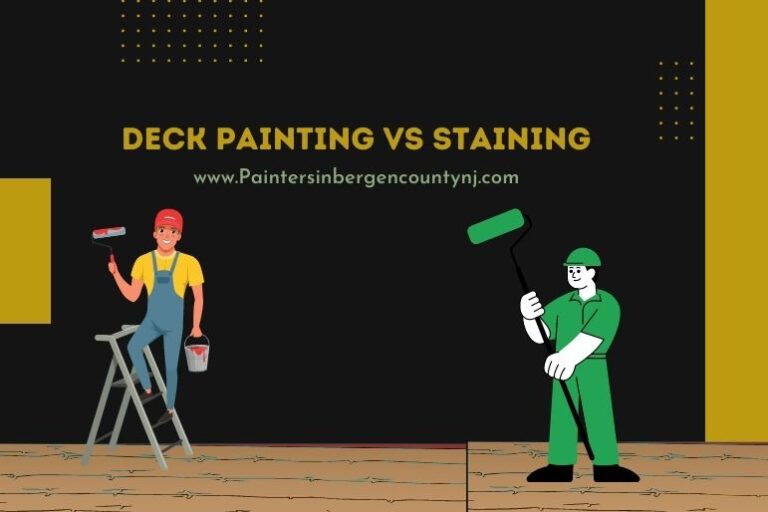 Deck Painting vs. Staining Painters In Bergen County NJ