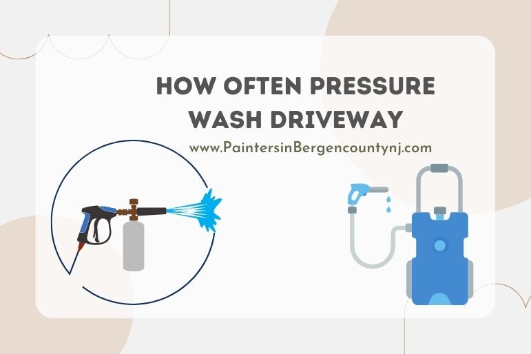 how often pressure wash driveway
