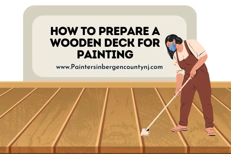 how to prepare a wooden deck for painting