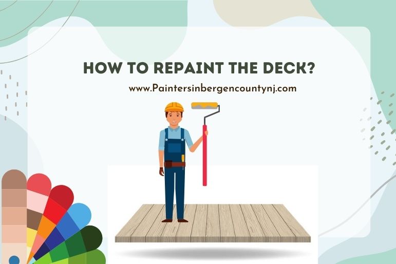 how to repaint the deck