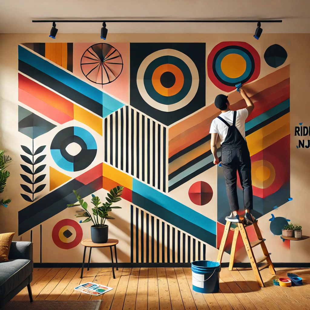 How To Create A Bold Geometric Pattern With Color Washing In Ridgefield NJ