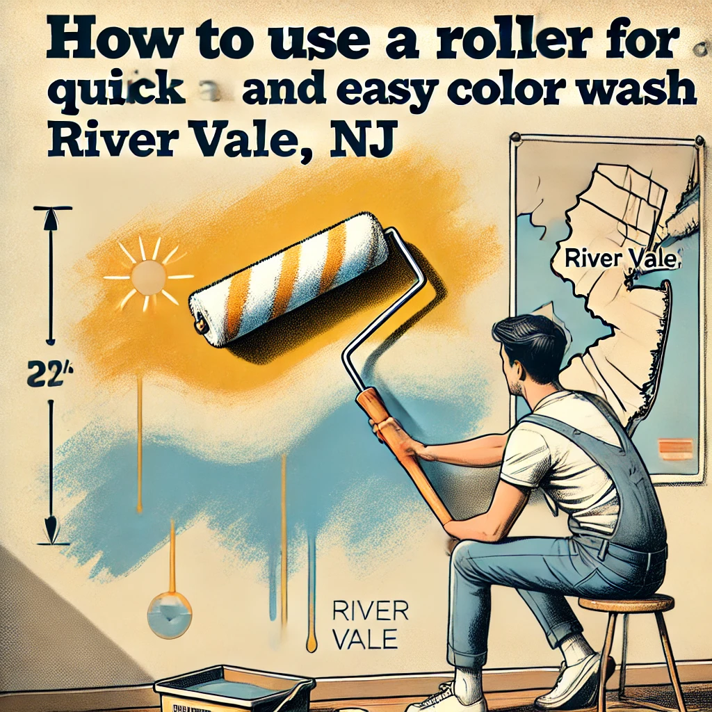 How To Use A Roller For A Quick And Easy Color Wash In River Vale NJ