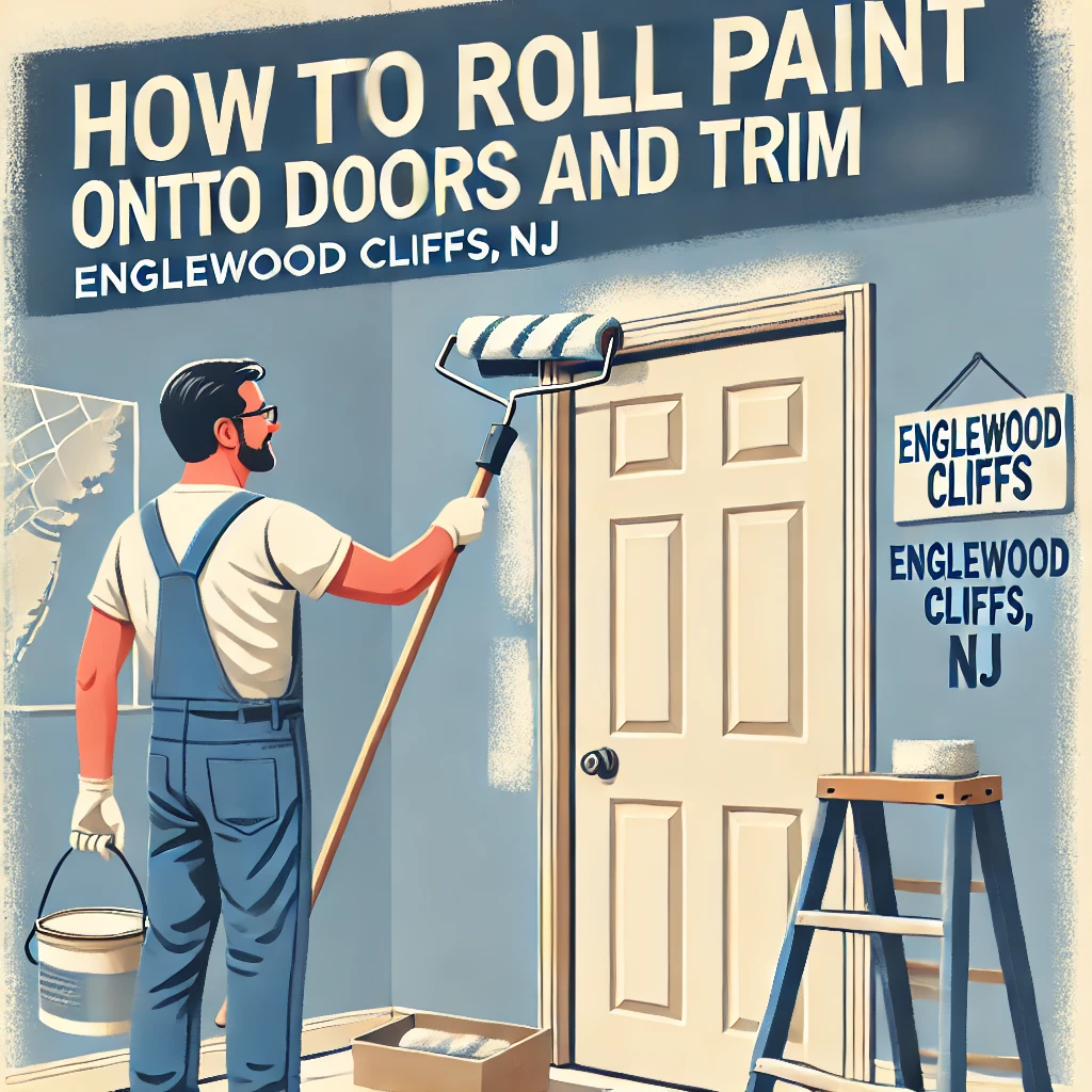 How to Roll Paint onto Doors and Trim in Englewood Cliffs, NJ