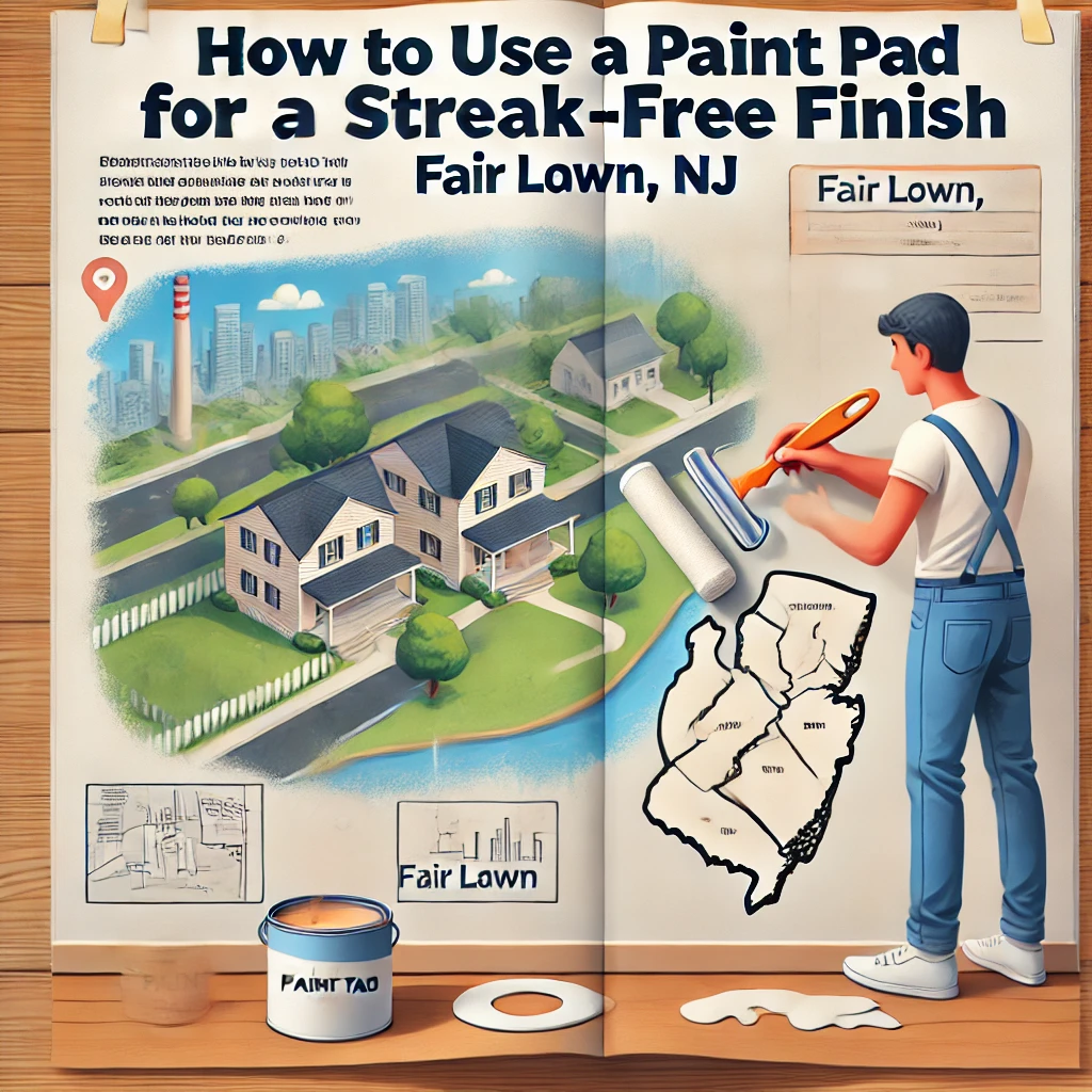 How to Use a Paint Pad for a Streak-Free Finish in Fair Lawn, NJ